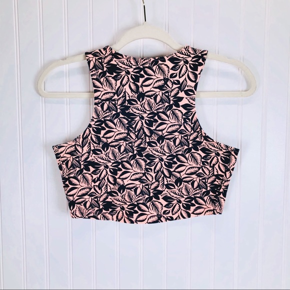 Charlotte Russe Coral Blue Crop Top - Picture 3 of 5